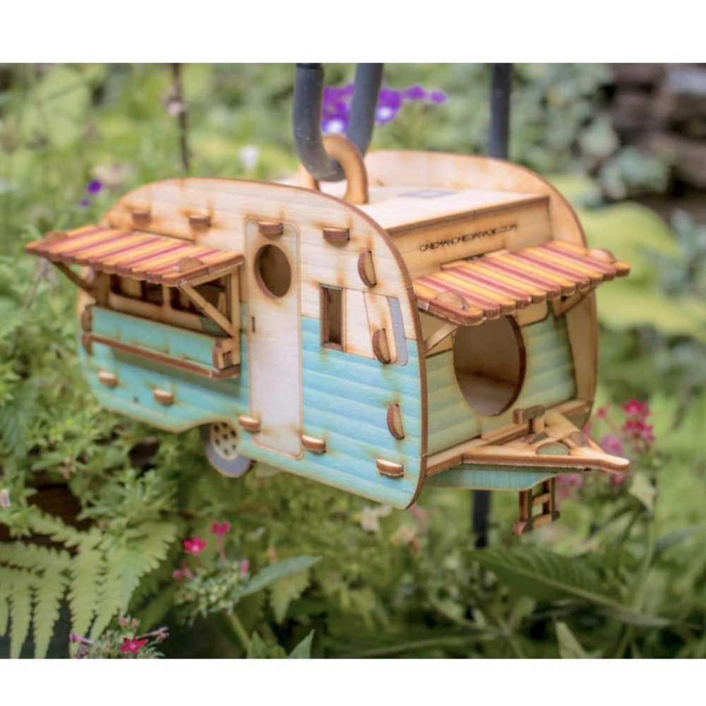 RETRO VINTAGE➕Camper Birdhouse